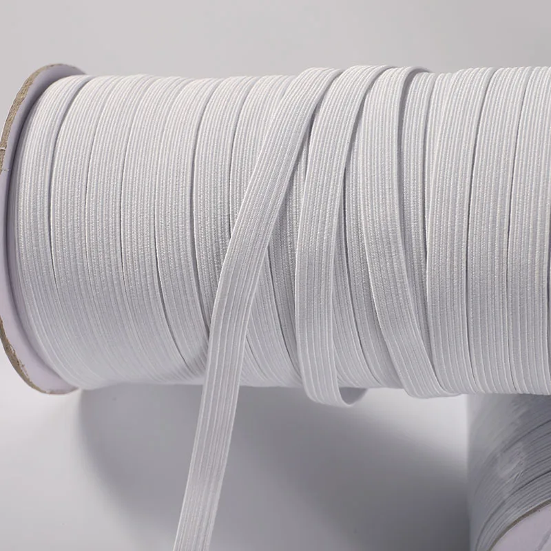 Webbing 3mm  5mm 6mm 8mm 10mm 12mm Flat Elastic Cord Band Flat Elastic Rubber Rope