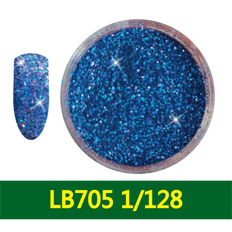 10g/bottle High Quality Laser Glitter Powder Multi Color Glitter Powder For Nail Art Slime