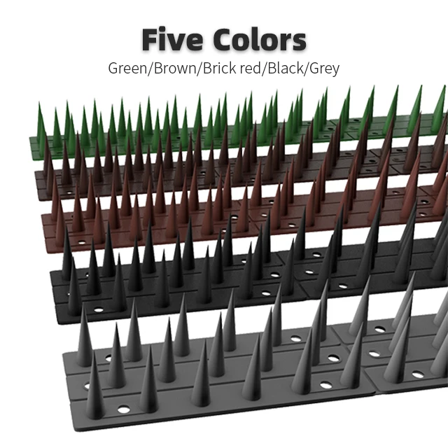 Defender Spikes Plastic Bird Spikes for Pigeons and Other Small Birds Squirrel Deterrent