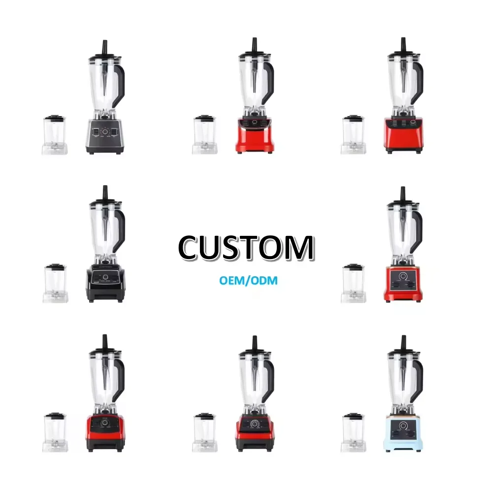 Jewin 2-in-1 Home Blender 2.5L 1000W Electrical Tabletop Model with 15 Speeds & Pulse Function 6 SS Knives Push Button Controls