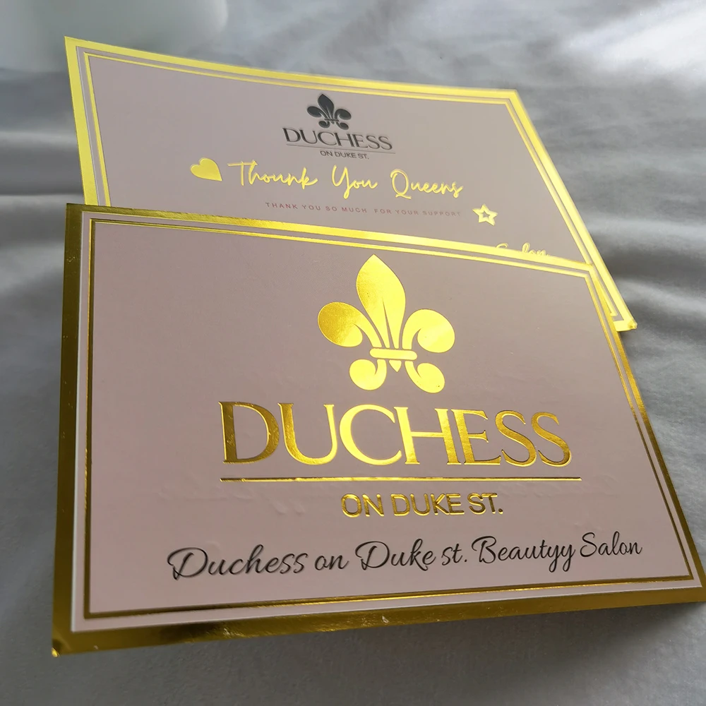 Custom With Logo Small Black Business Business Luxury Recycled Paper Visite Scratch Postcards Business Printing Thank You Cards