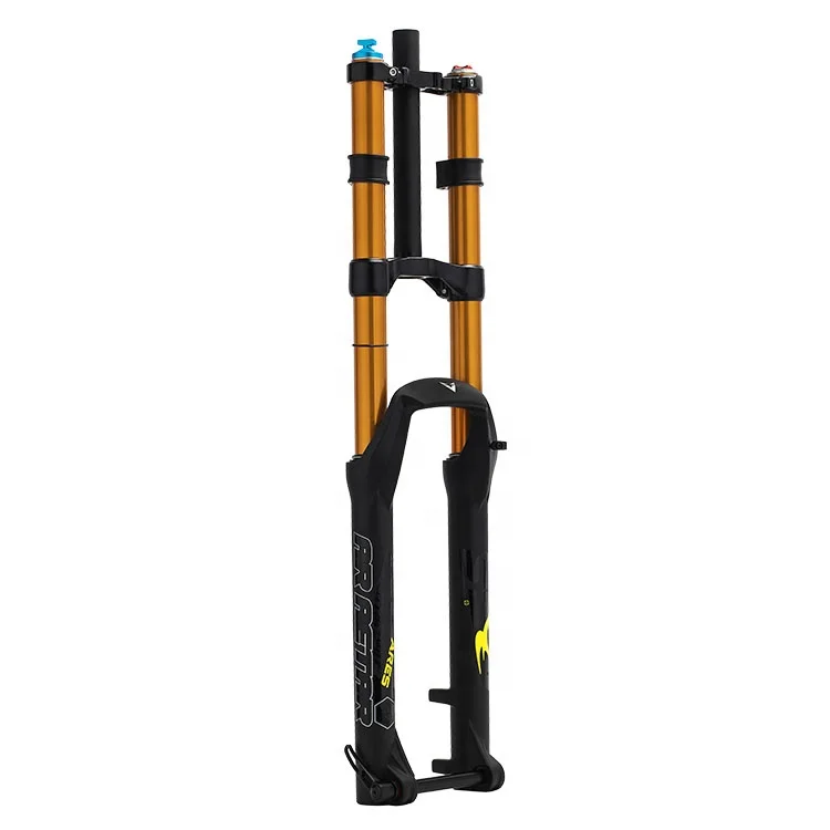 Double crown suspension fork AIR Hydraulic lock out bike fork 27.5/29 mtb suspension fork