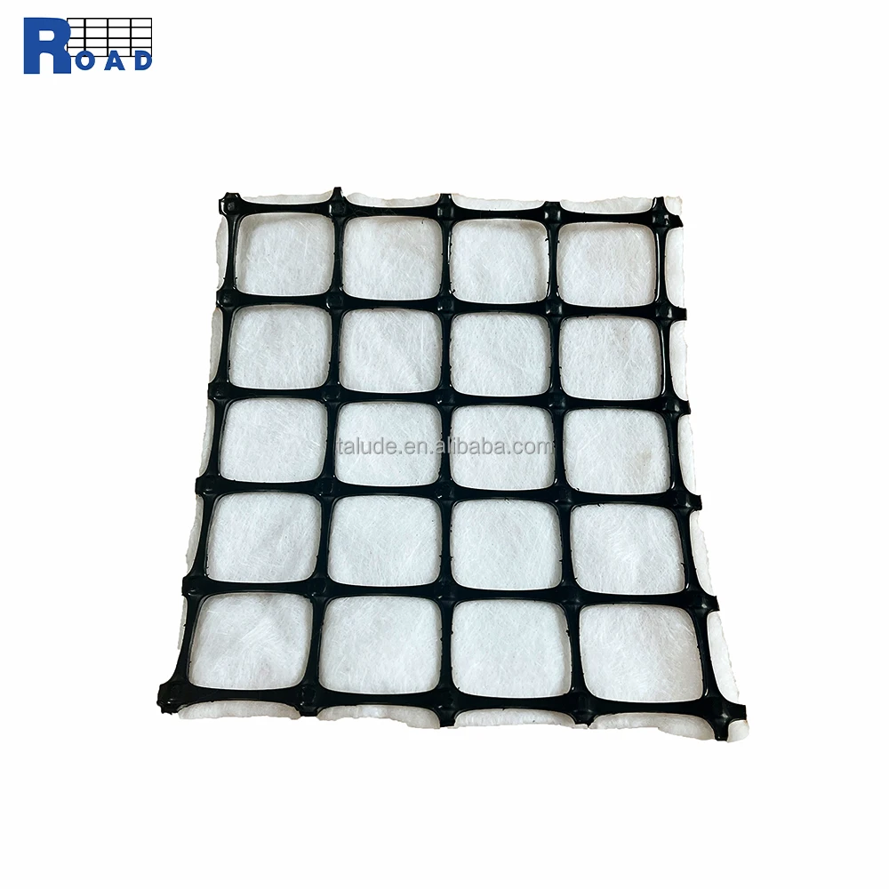 Composite geogrid spot sale Plastic geogrid PP biaxial plastic geogrid composite geotextile For road construction projects