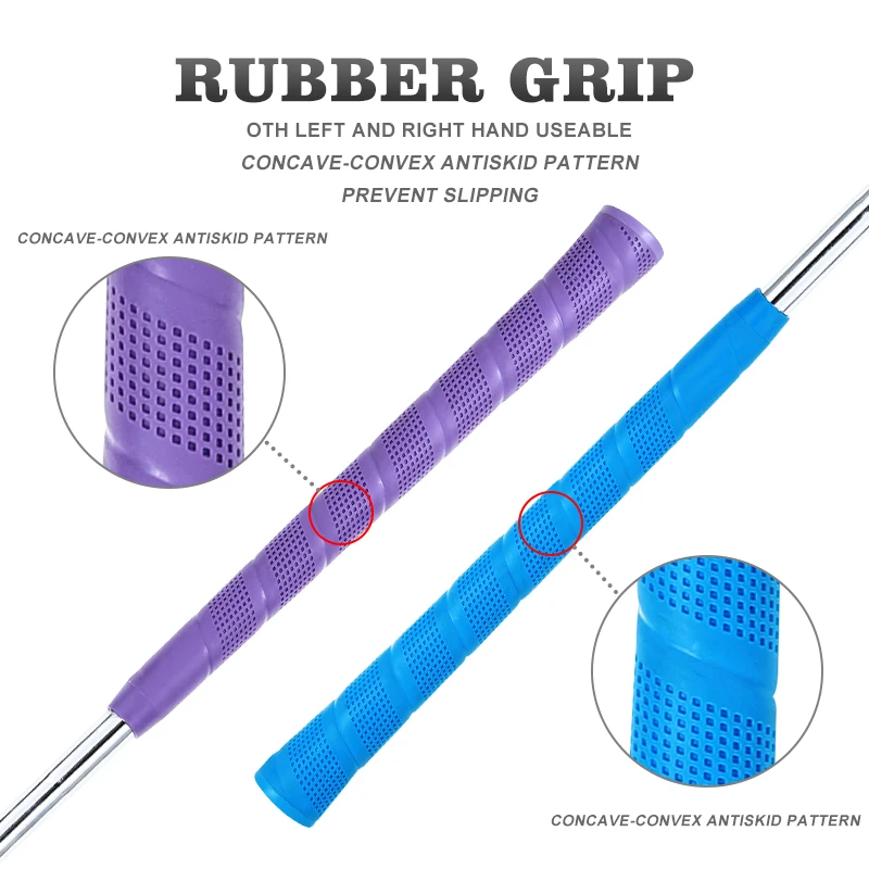 Factory Price Manufacturer Supplier Stainless Steel Head Disc  Golf Putter  Leather Grip