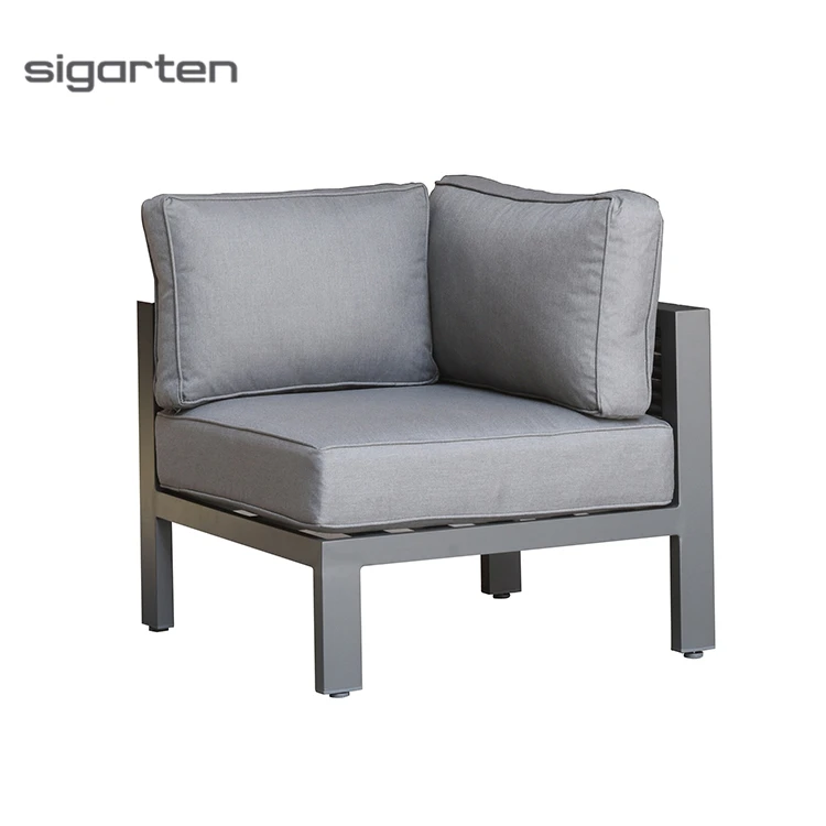 sigarten 2021 Extreme Comfort Hotel Project Luxury Patio Couch  Modern Resort Outdoor Lounge Sofa Set