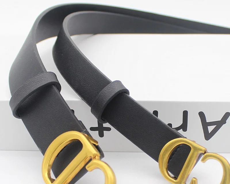 New Coming Fashion Women Leather Belt For Female Alloy Butterfly Buckles Belts