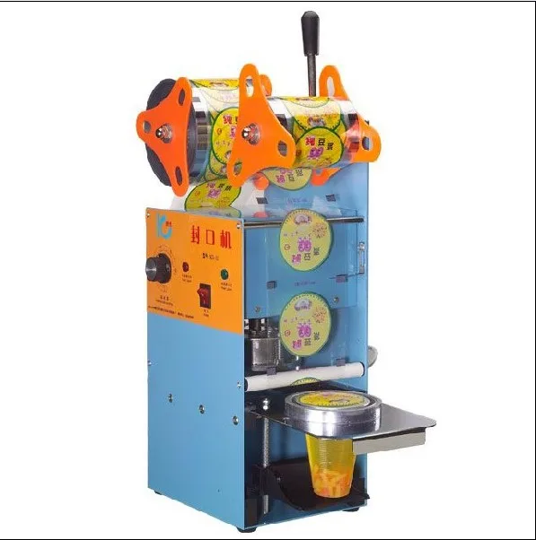 Машина для запечатывания стаканчиков для йогурта, стаканчиков, стаканчиков из ПП-бумаги, размер 75 мм, 80 мм, 90 мм, 95 мм