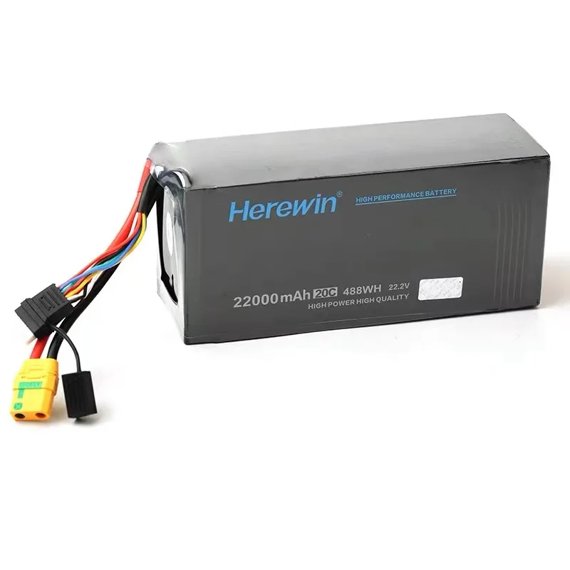 Herewin 22000mah 22.2V 20C 6S Battery Agriculture Drone UAV Battery Special for Agriculture Aircraft