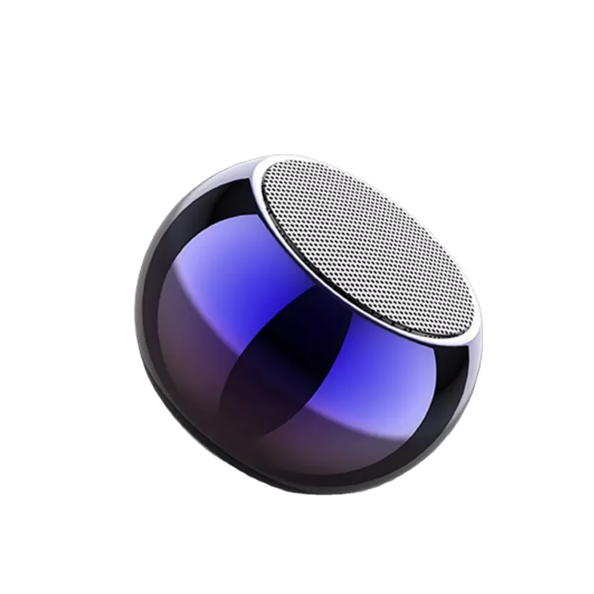 Dropshipping 2021 Tws Super Mini Multifunction Outdoor Sports Portable Round Small Steel Cannon Wireless Bt Speaker Manufacturer