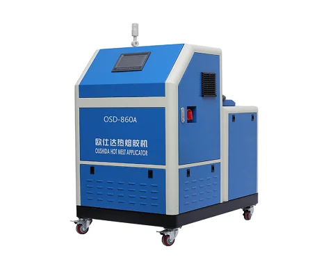 automatic hot melt glue roller coating machine system for yoga mat gluing