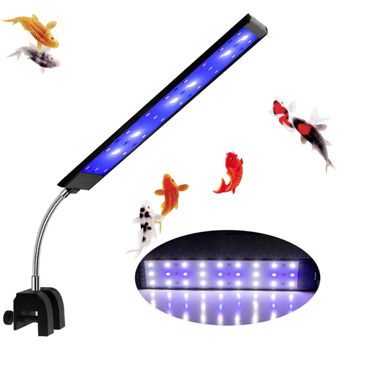 Wholesale Led Aquarium Clip Light Aquarium Mini-lamp Clip Led Light Guangzhou Mini Small Clip light18 LEDS 27LEDS