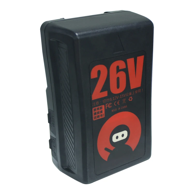 
HSU 26V 190Wh V-LOCK V mount Rechargeable battery pack D-TAP Charger For Digital Camera 
