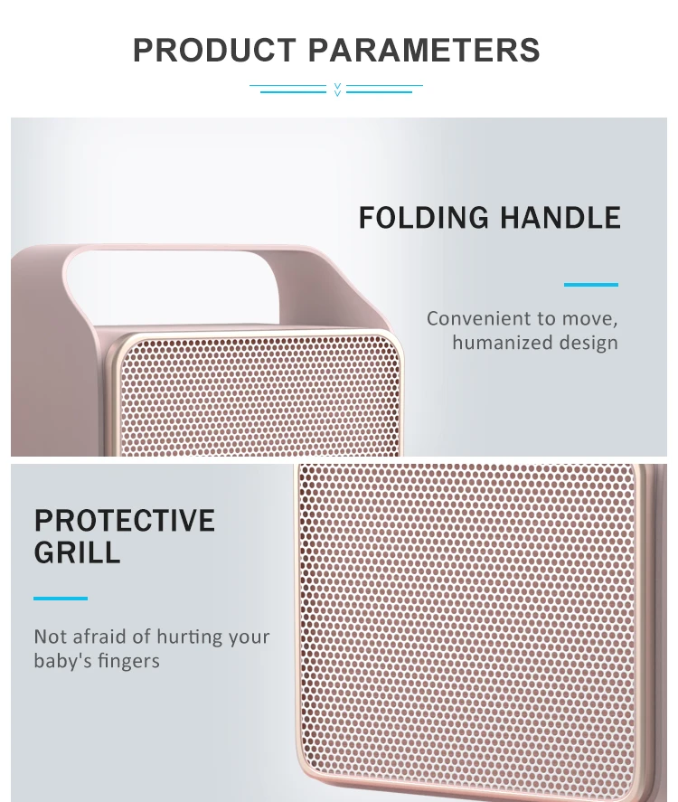 Hot Sale Power Indicator Light Electric Heater Fan For Wholesales