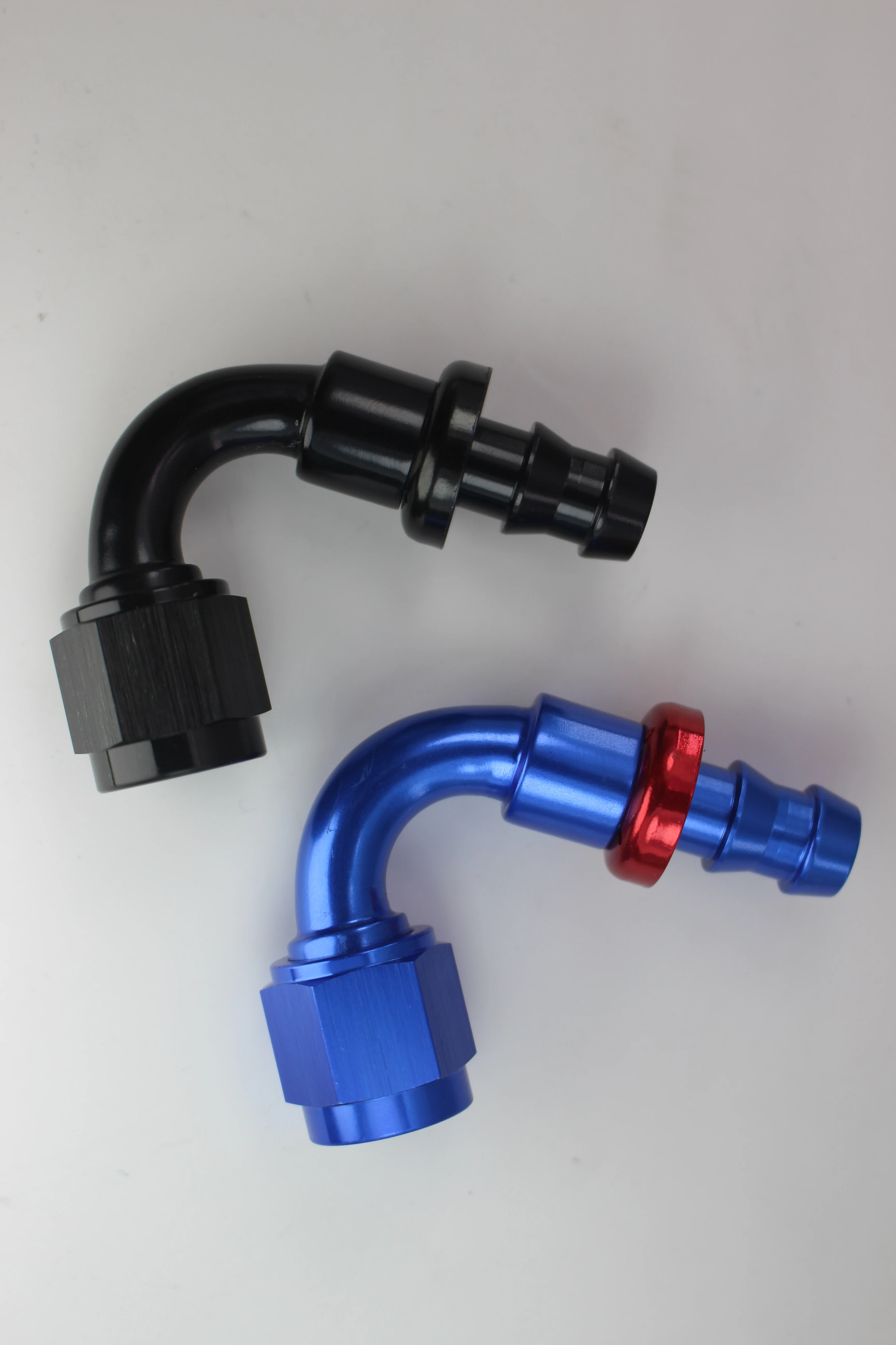 custom made hose ends Aluminum Alloy 6061-t6 AN Fitting Swivel Push-lock Oil fuel Hose End