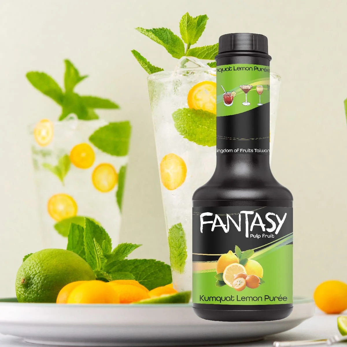 Kumquat Lemon fruit concentrate syrup