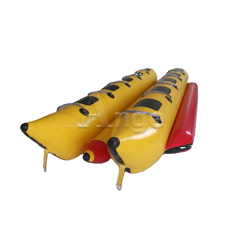 Water extreme sports game Pvc 10 person inflatable flying Fish Banana Boat