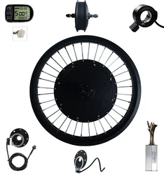 Amazon hot sale fat tires Snowbike electric bicycle hub motorcycle e bike 48v 1500w LCD5 conversion kit