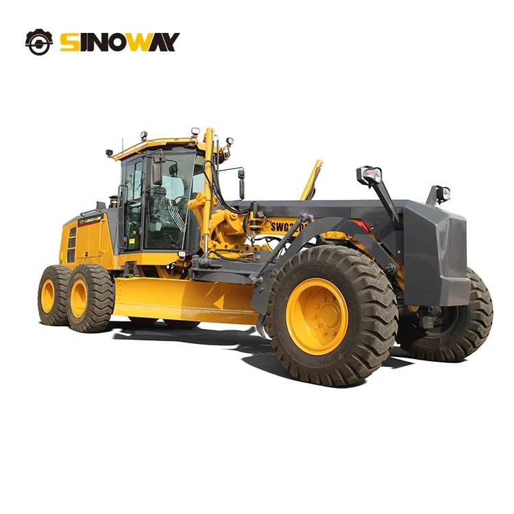 220HP power High Efficiency Motor Grader SWG220M with rear ripper front dozer