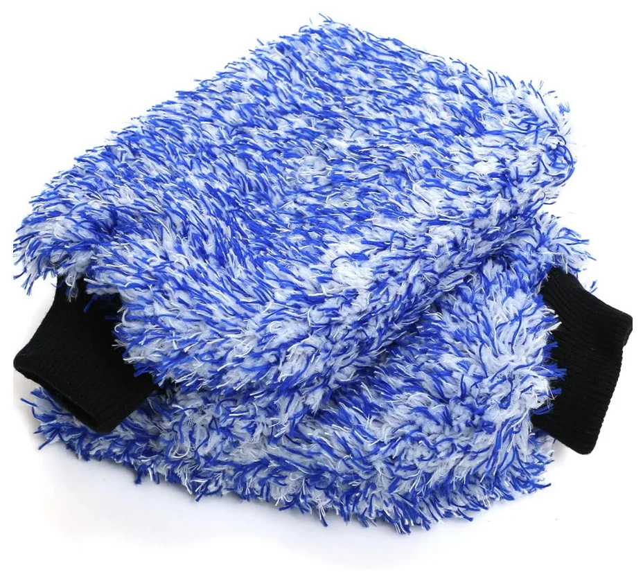 Car detailing wash mitt Custom Logo Microfiber Car Washing Mitt Microfiber Material Car Wash Mitt Gloves