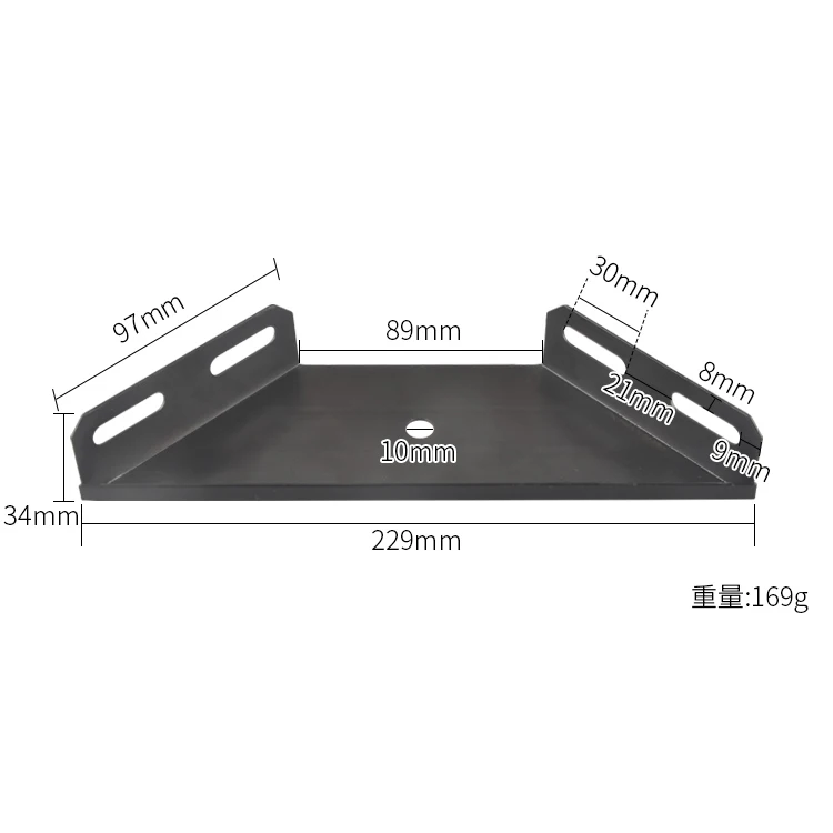 Hardware factory OEM powader coating triangle bed corner bracket component