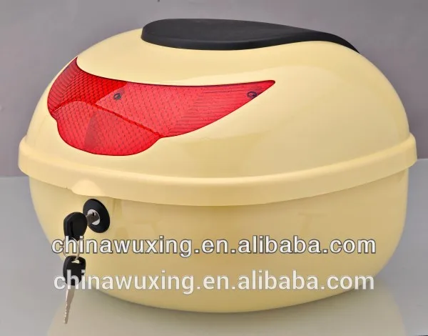 Новый задний ящик из АБС-пластика для электрического скутера vespa, задний ящик, верхний корпус, багажник для электрического велосипеда