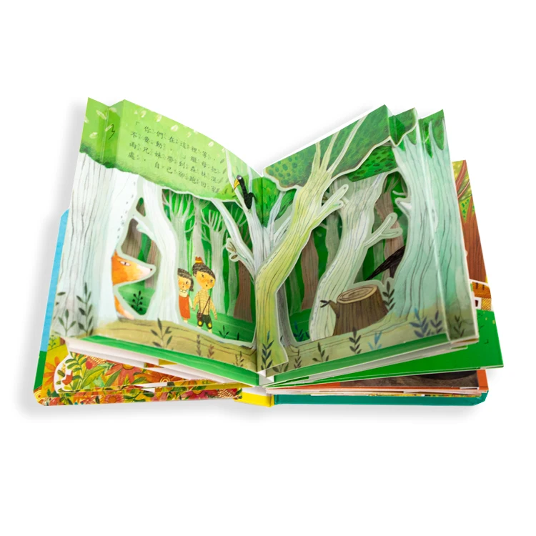 Детские книги печать полноцветные Дешевые Картинки книги печать 3D Животные истории книг