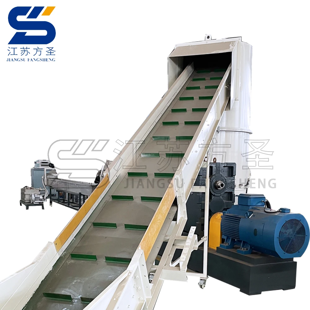 PP PE EPS recycle plastic pellet production line/granules making machine price