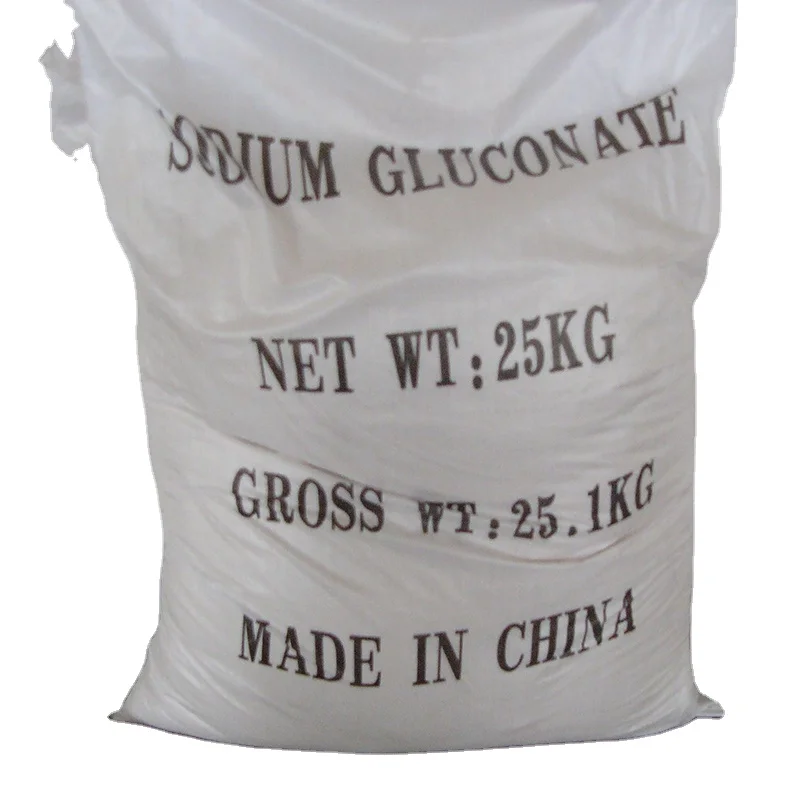 
industrial grade sodium gluconate in concrete admixtures &Mortar Admixtures water treatment chemicals CAS 527-07-1 