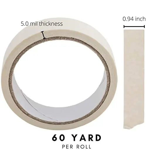 Painter Paint Wholesale White Paper Rubber Adhesive 24Mm 48Mm 2Inch Waterproof Masking Tape