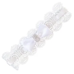 Gatsby Garters Lace With Crystal White Bow Belt 2019 New Style Factory Sale