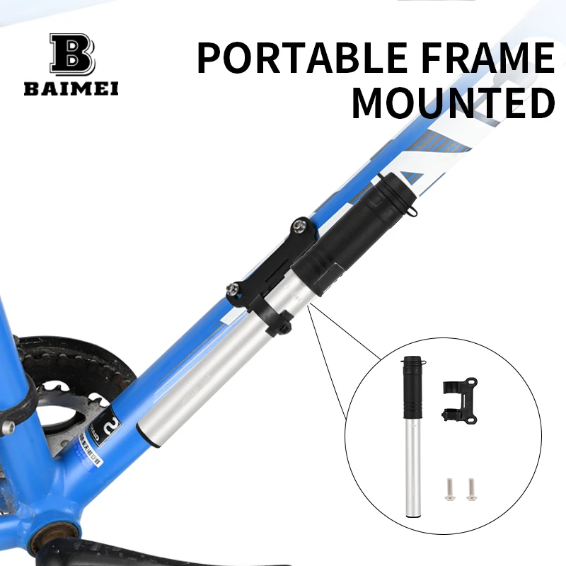 BM Bike Mini 160 PSI Air Pump High Pressure Cycling Hand Small Air Pumps Mini Bike Bicycle Accessories Hand Air Pump