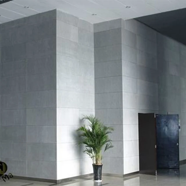Shopping Mall Building Exterior Anti-fire Fiber Cement Board Natural Online Technical Support,other Modern Time 15 Days 18-30 Mm