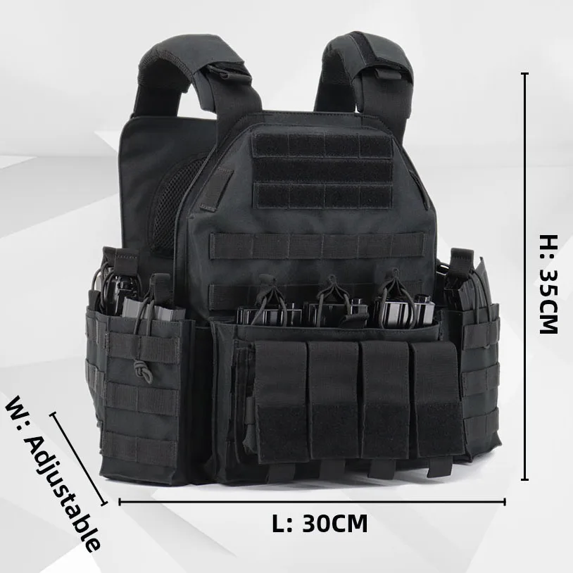 Supplies Combat Assault Protective Vest Multi Pouch Tactical Gear Equipment Modular Security Tactical Vest Plate Carrier