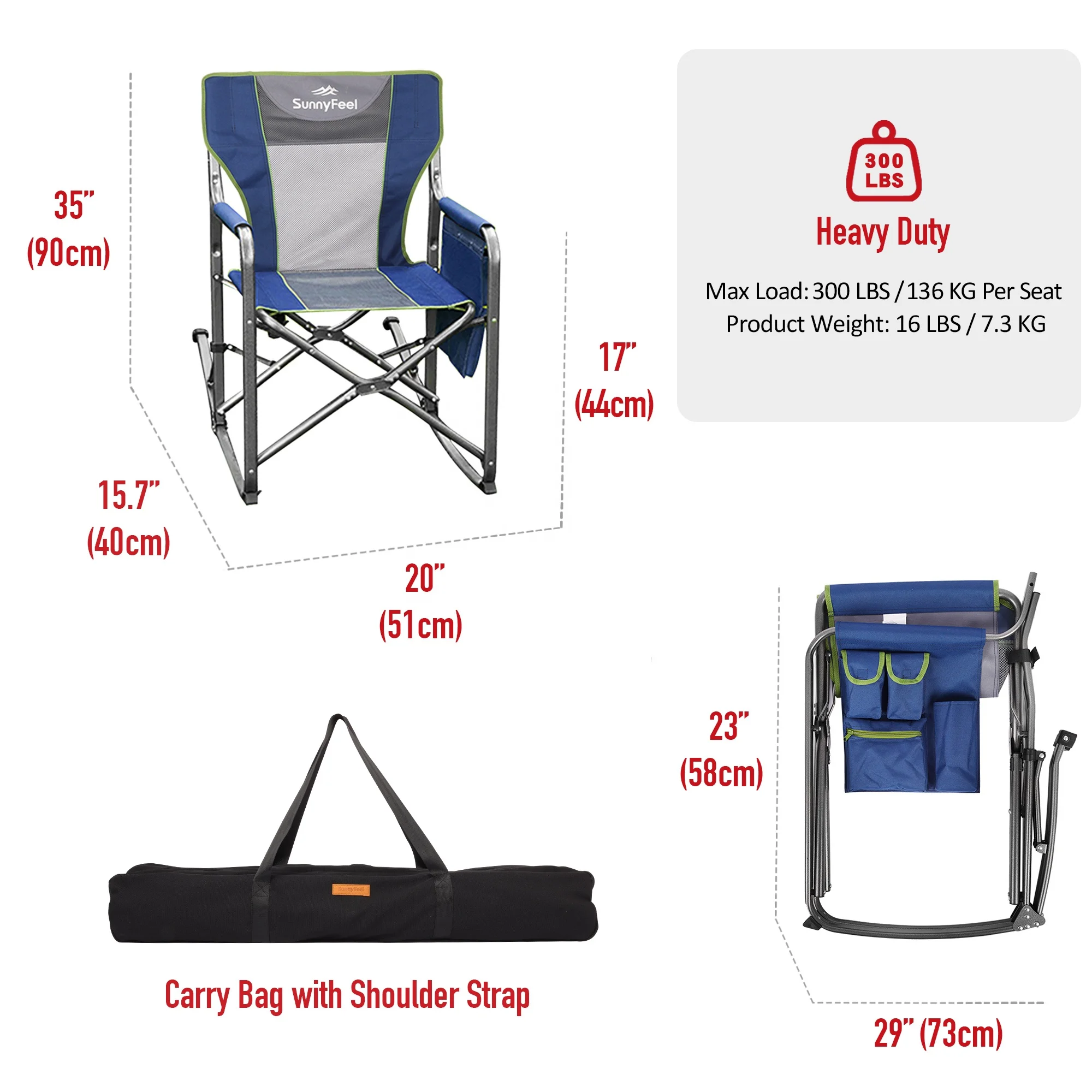 SUNNYFEEL Outdoor Furniture Portable Camping Chairs Folding Outdoor Steel Wood Grain Foldable Fishing Kermit Chair