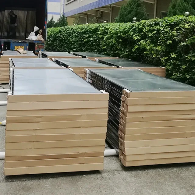 Factory Price Black Flat Plate Panel Collector 2024