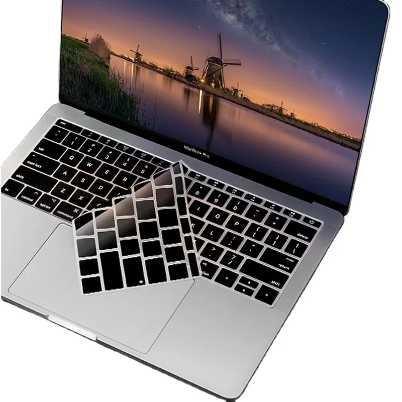Universal Ultra Thin Clear Silicone Keyboard Protector Cover Skin