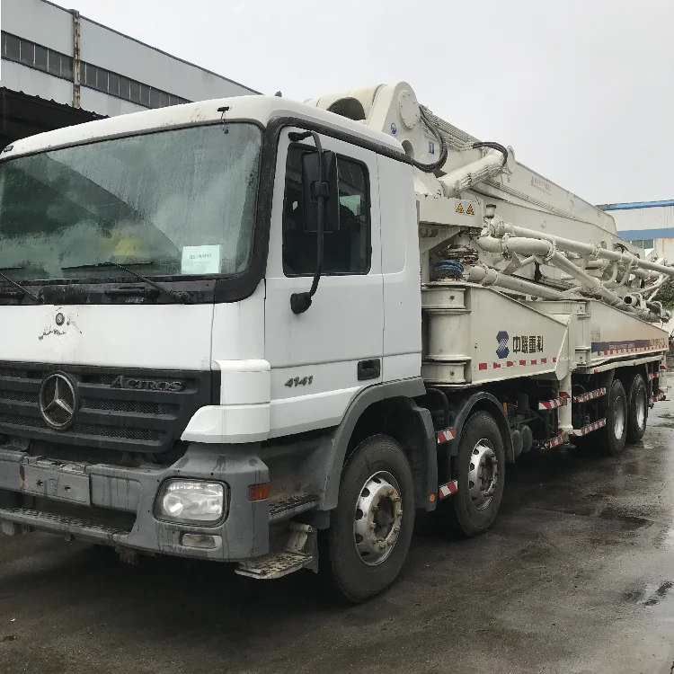 
Good condition actros diesel pump used zoomlion concrete pumps truck 