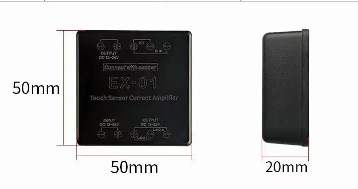 Усилитель тока с сенсорным датчиком