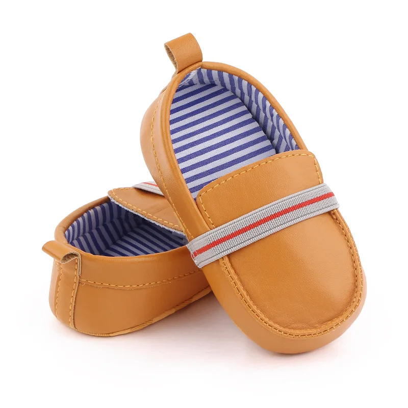Solid Toddler Casual Slip-on Shoes PU Fancy High Quality Baby Shoes Unisex
