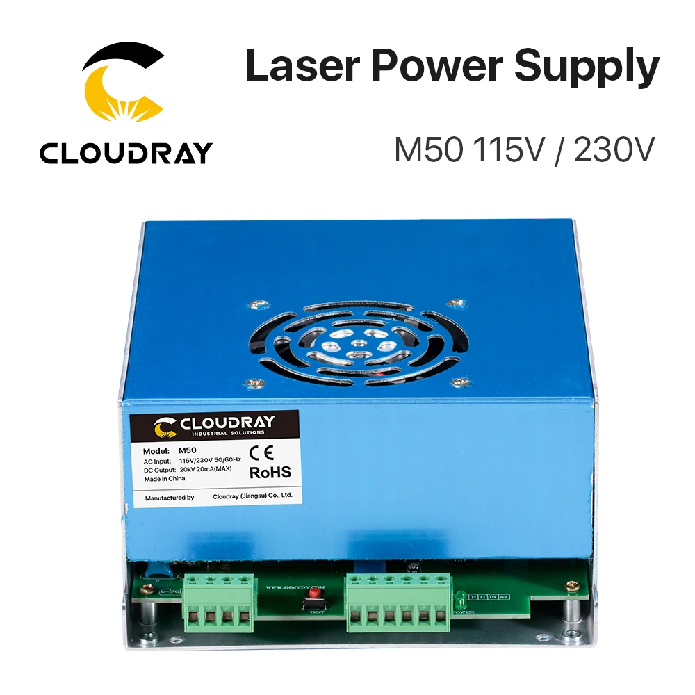 Cloudray CL1070 CO2 Laser Power Supply MYJG-40W 50W Green Shell