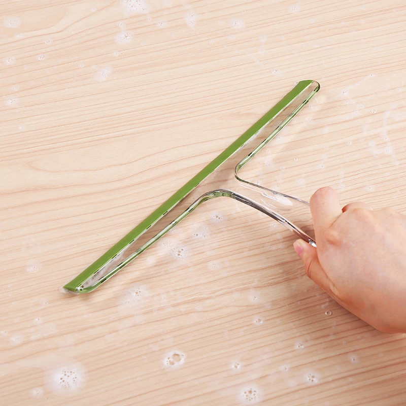 Shower Room Glass Window Rubber Blade Water Squeegee