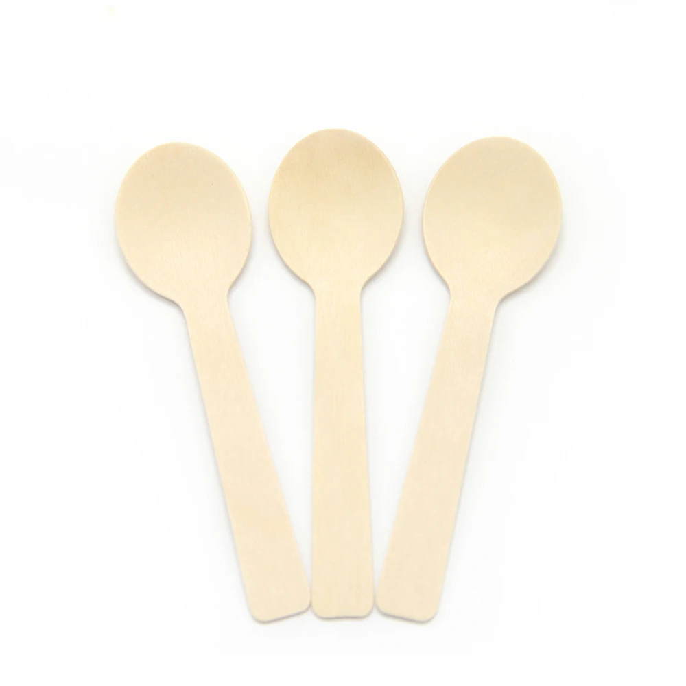 Manufacturer Well Made 100mm Birch wooden round spoon