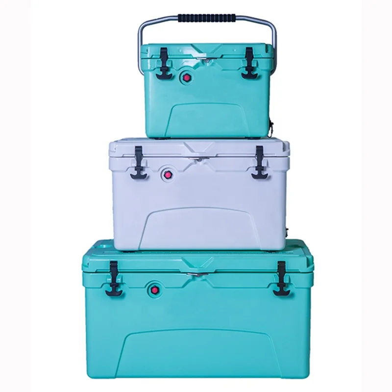 KEYI 75qt large Food grade LLDPE bear resistance rotomolded cooler tackle box for fishing