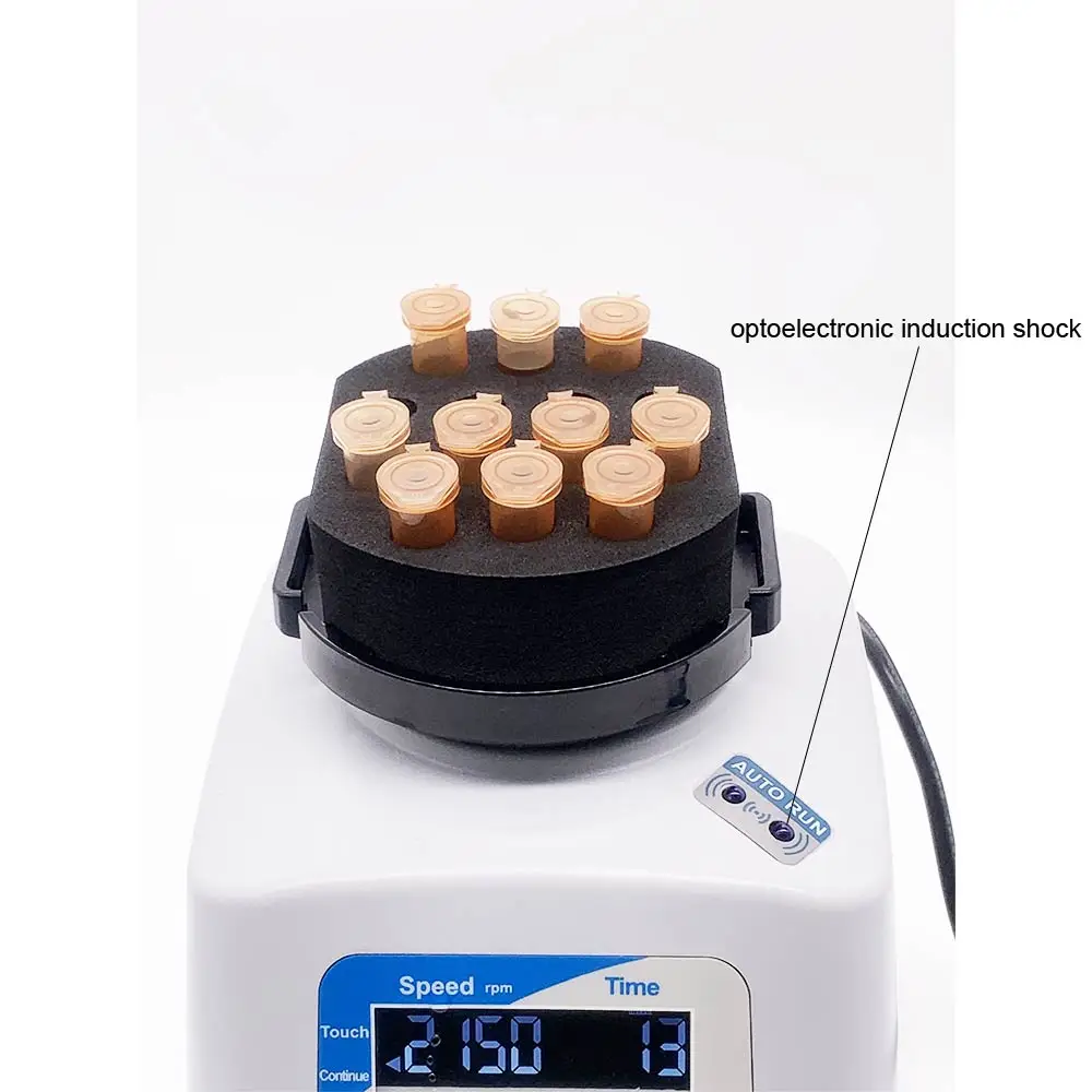 IKEME Multi-tube Vortex Lab Orbital Mixer Machine Digital Laboratory Vortex Mixer Shaker With Continuous And Touch Mode