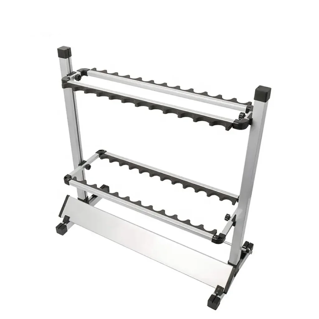 NEW 3+7 hot sale 12pcs 24pcs 36pcs Multi-functional fishing rod placement rack Aluminum alloy fishing rod placement rack