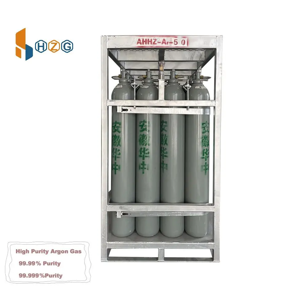 For Metal Processing Standard 5N 99.999% 231-147-0 Argon Gas Prices Trade