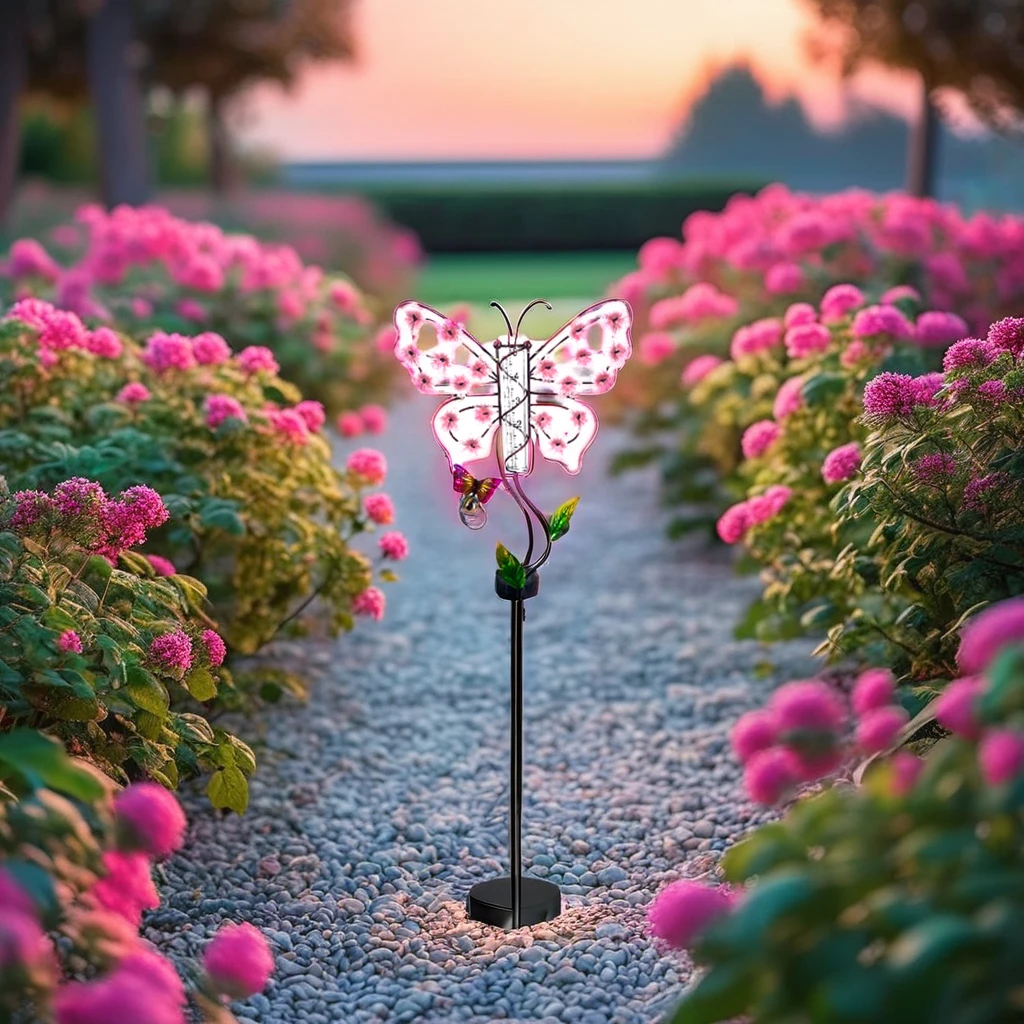 Светодиодный солнечный датчик дождя с железным телом для садового применения