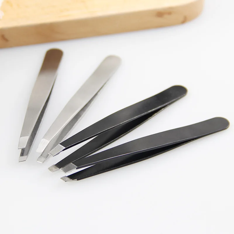 Wholesale personalized eyebrow tweezers Low MOQ Customized Stainless Steel eyebrow tweezer