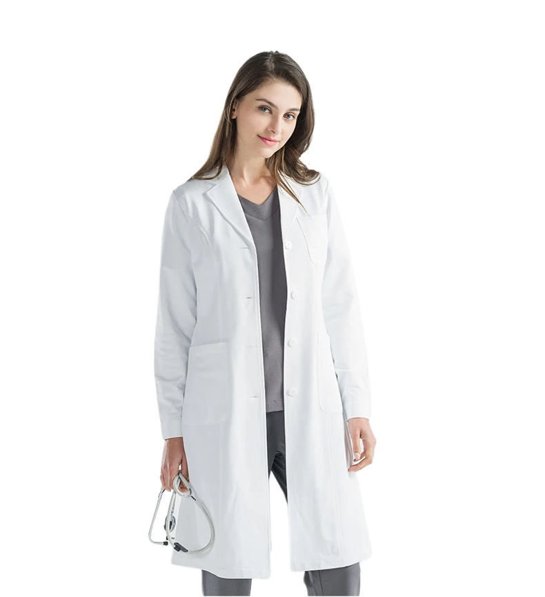 
2021 custom logo breathable uniformes clinicos White long sleeve short sleeve scrubs men women doctor uniform hospital uniforms 