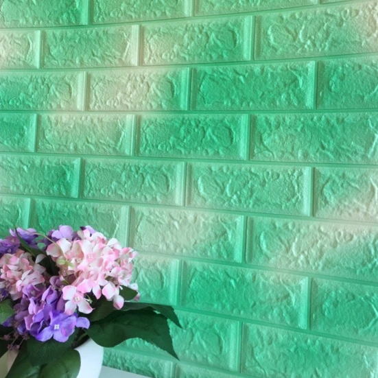 decorative wall panel self adhesive 3d foam brick wallpaper